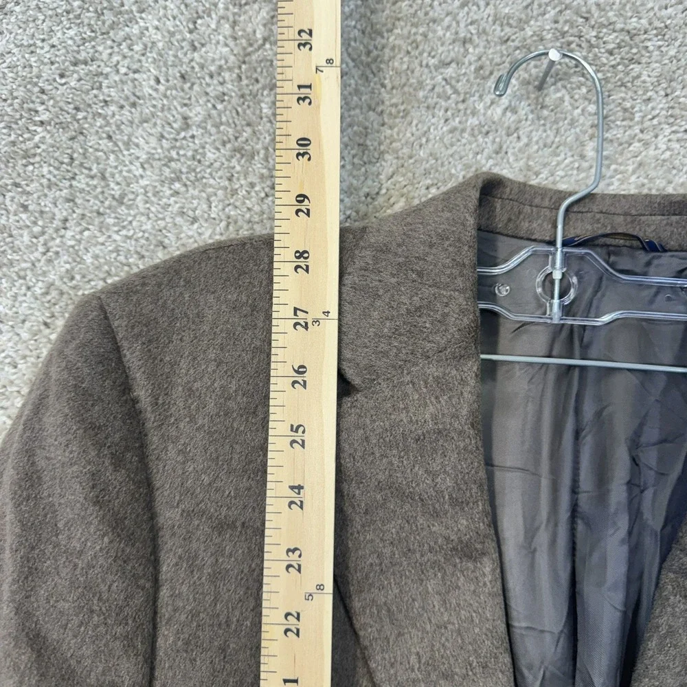 Scuderi Cashmere Sport Coat Mens 42R Loro Piana Brown Blazer Italy Boyds EUC